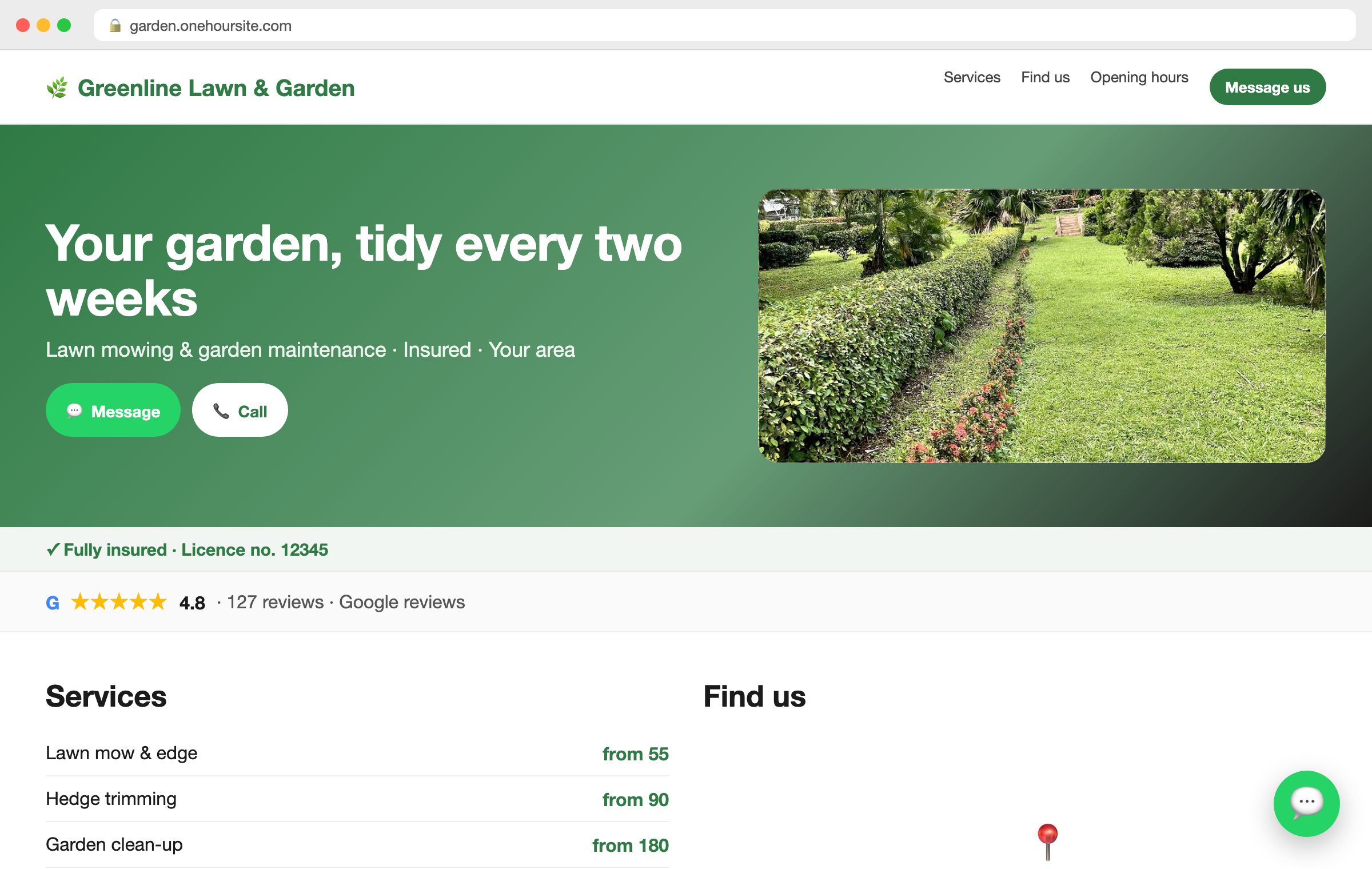 Landscaping / gardening