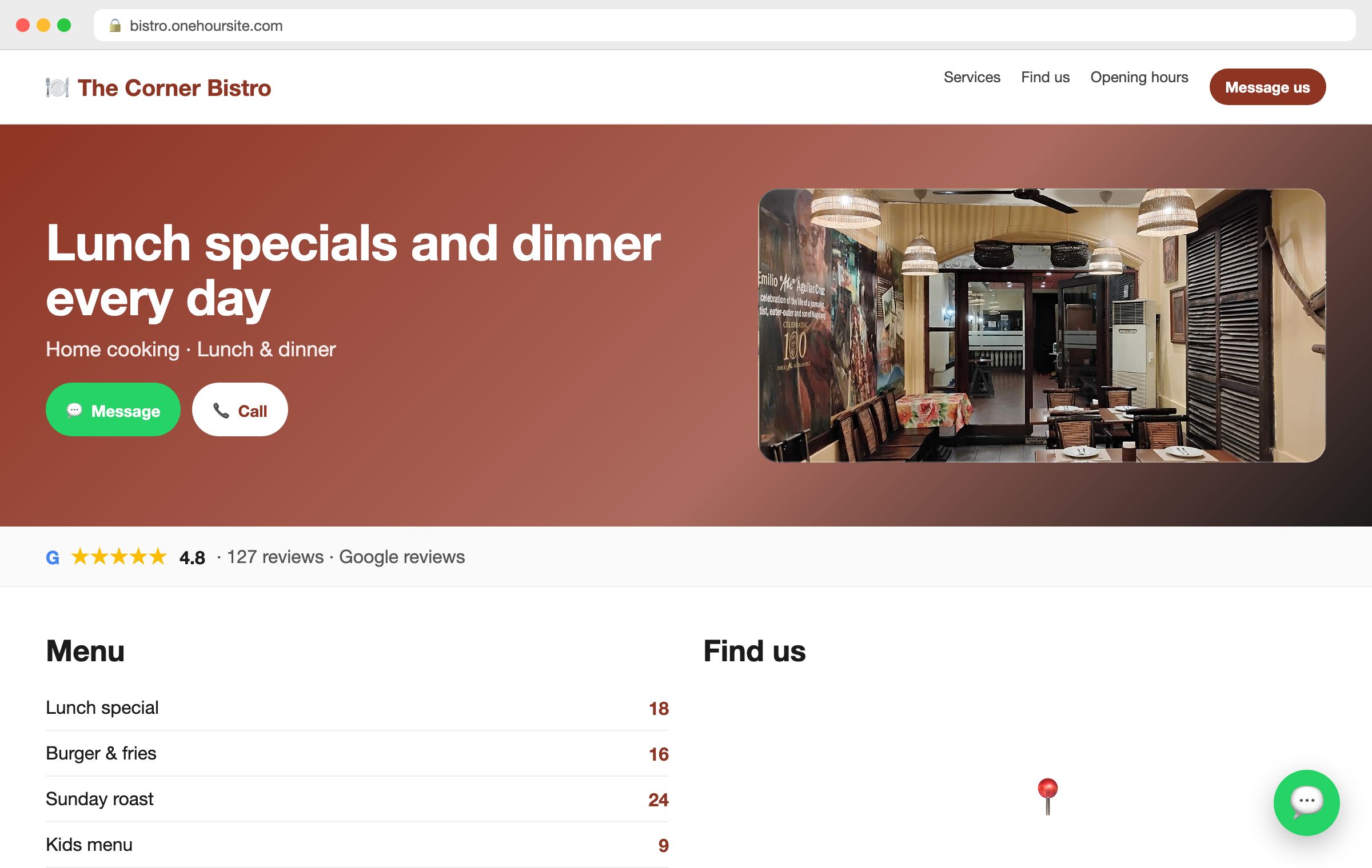 Restaurant / bar / café