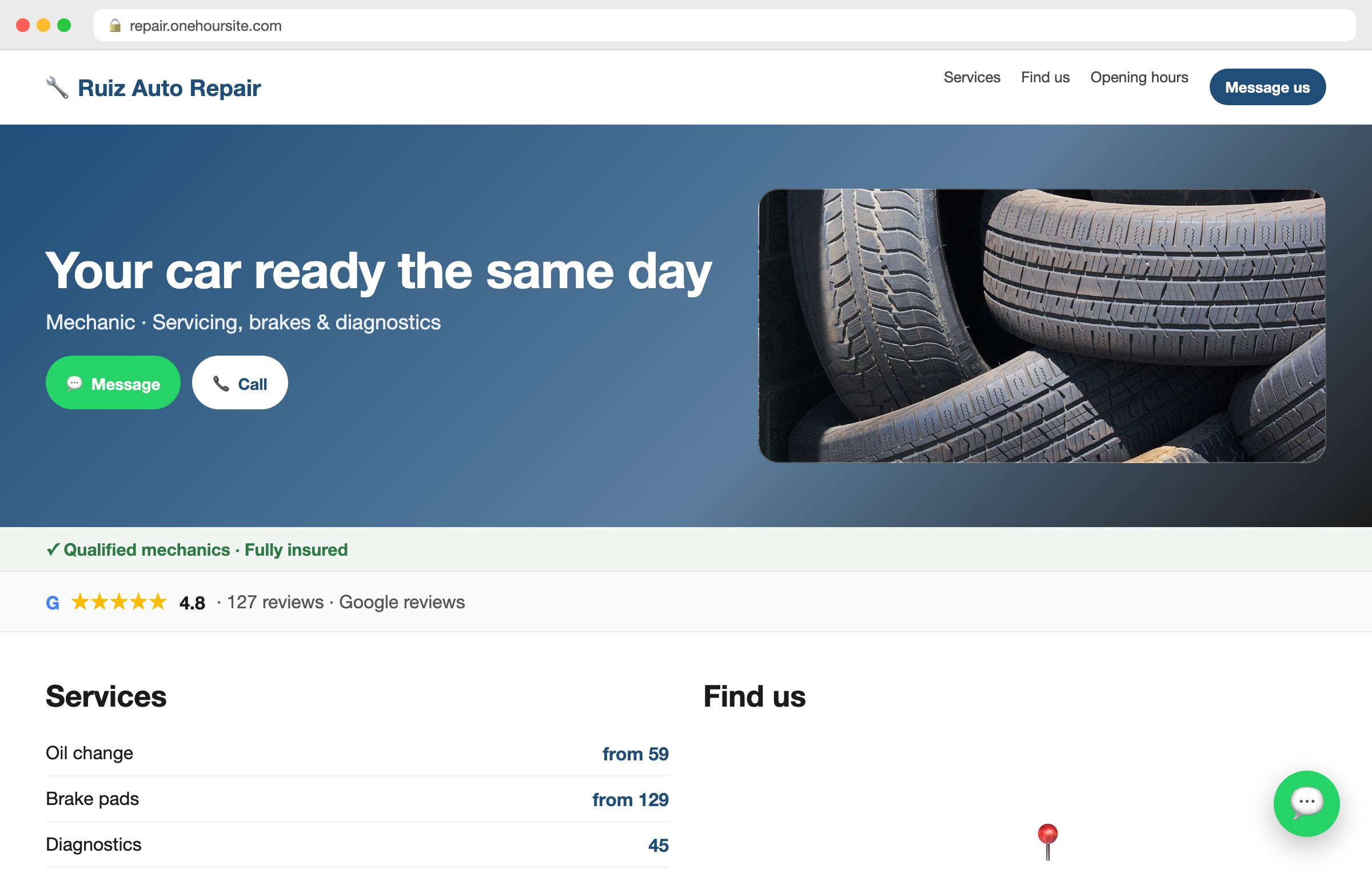 Auto repair / mechanic